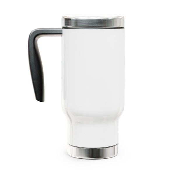 Travel coffee mug, Stainless Steel Travel Mug with Handle, 14oz - Image 3