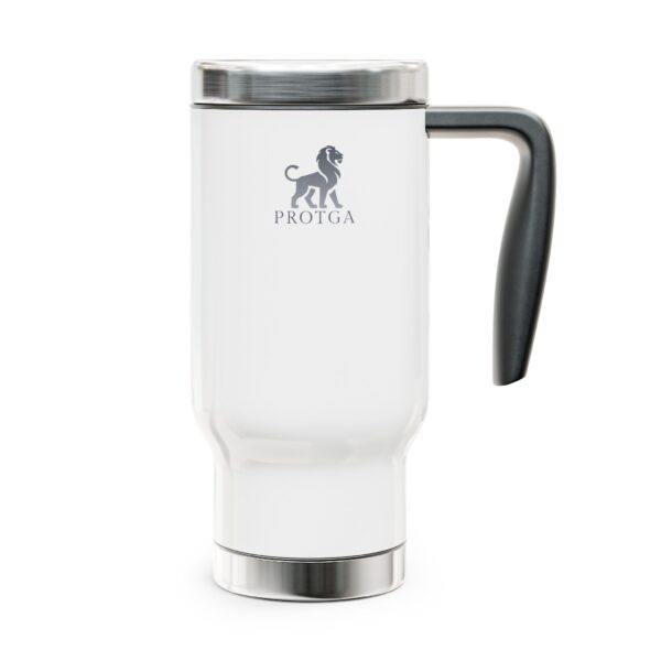 Travel coffee mug, Stainless Steel Travel Mug with Handle, 14oz