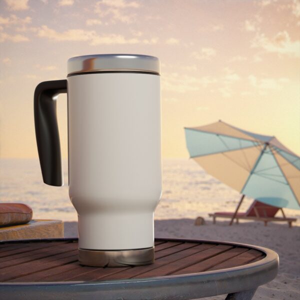 Travel coffee mug, Stainless Steel Travel Mug with Handle, 14oz - Image 7