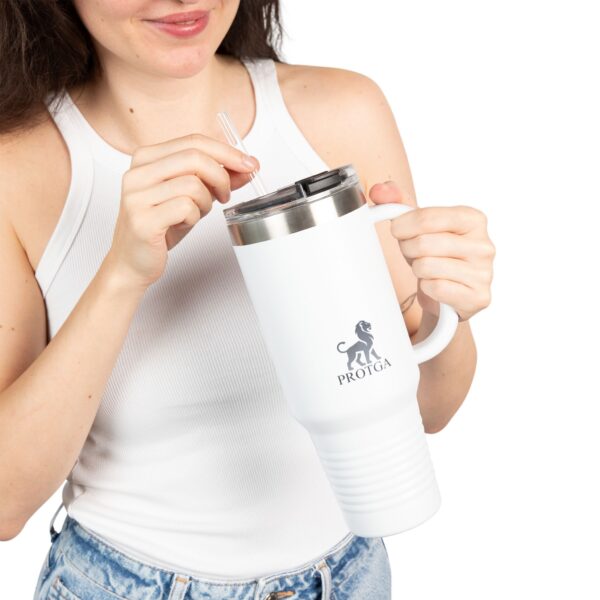 Stylish 40oz Insulated Travel Mug with Handle - Perfect for Adventurers - Image 10