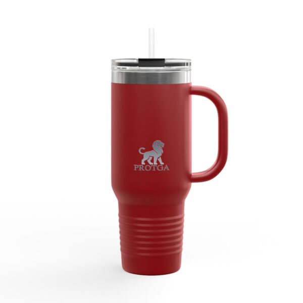 Stylish 40oz Insulated Travel Mug with Handle - Perfect for Adventurers