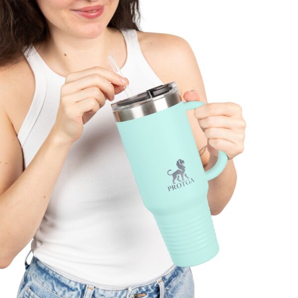 Stylish 40oz Insulated Travel Mug with Handle - Perfect for Adventurers - Image 20