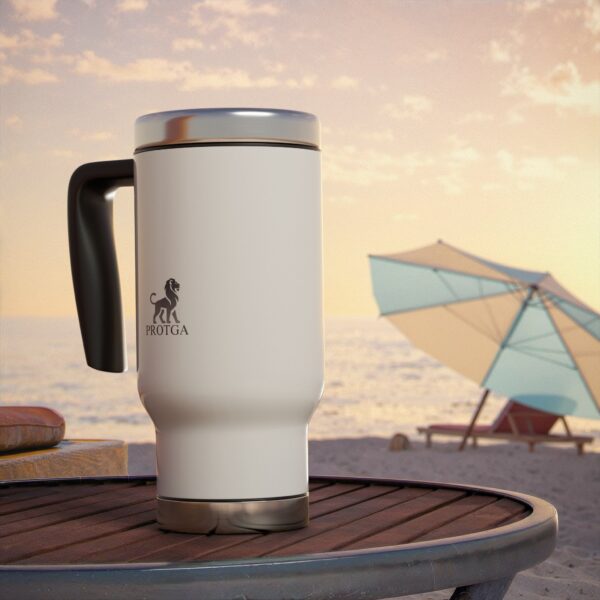 PROTGA Stainless Steel Travel Mug with Handle - 14oz Coffee Cup for On-the-Go - Image 7