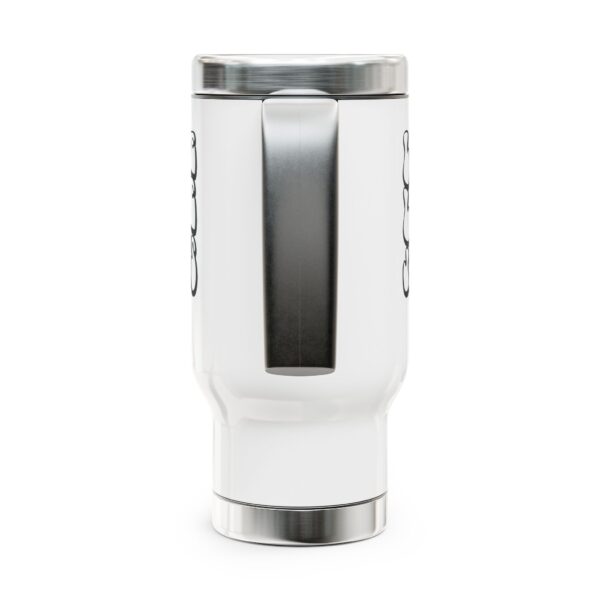 Inspirational Stainless Steel Travel Mug - Love Like Jesus - 14oz - Image 4