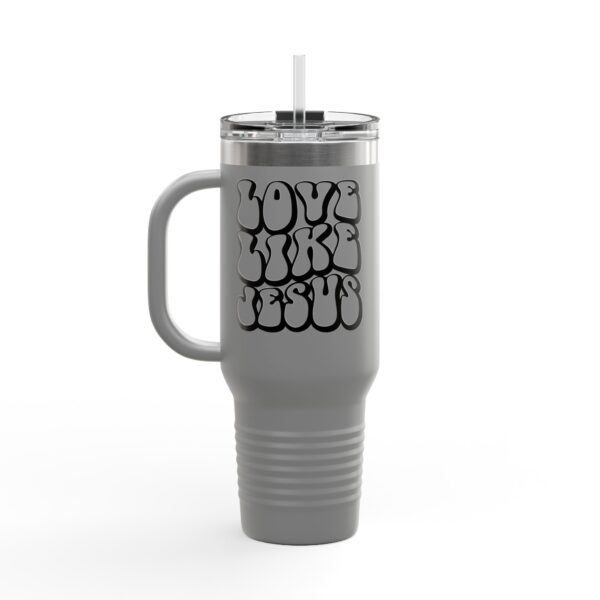Inspirational Insulated Travel Mug - 40oz Love Like Jesus Design - Image 4