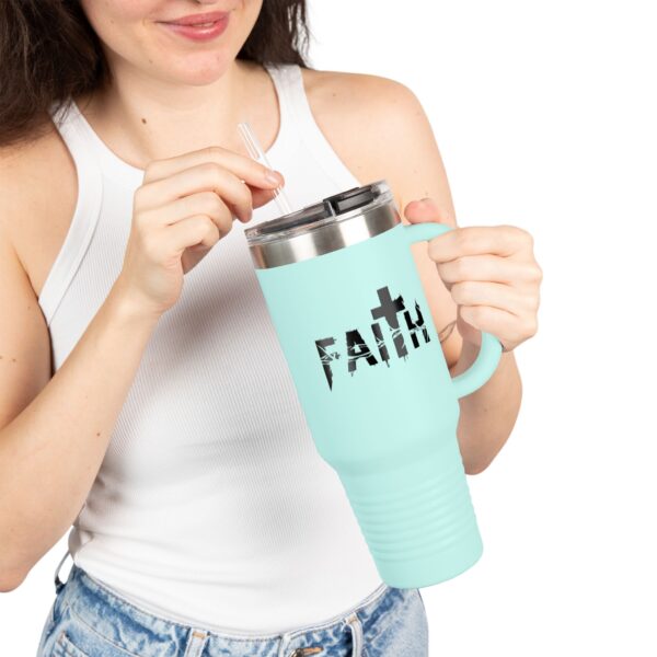 Faith Insulated Travel Mug - 40oz | Perfect for On-the-Go Inspiration - Image 5