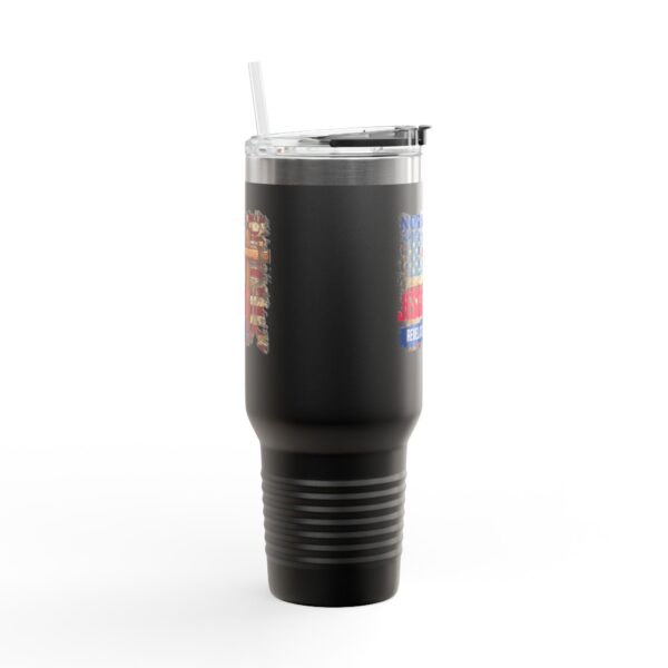 Faith-Inspired Insulated Travel Mug - 40oz with Jesus Is Revelation 14 Design - Image 2