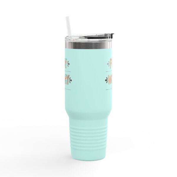 Pray More Worry Less Insulated Travel Mug - 40oz Motivational Drinkware - Image 11