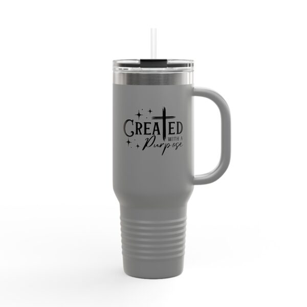 40oz Insulated Travel Mug - Created with a Purpose, christian travel mug gift - Image 12