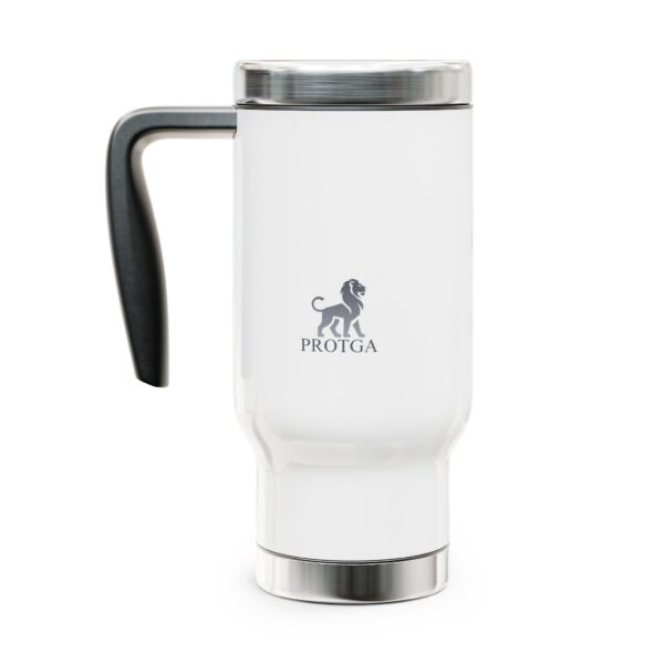 PROTGA Stainless Steel Travel Mug with Handle - 14oz Coffee Cup for On-the-Go - Image 3
