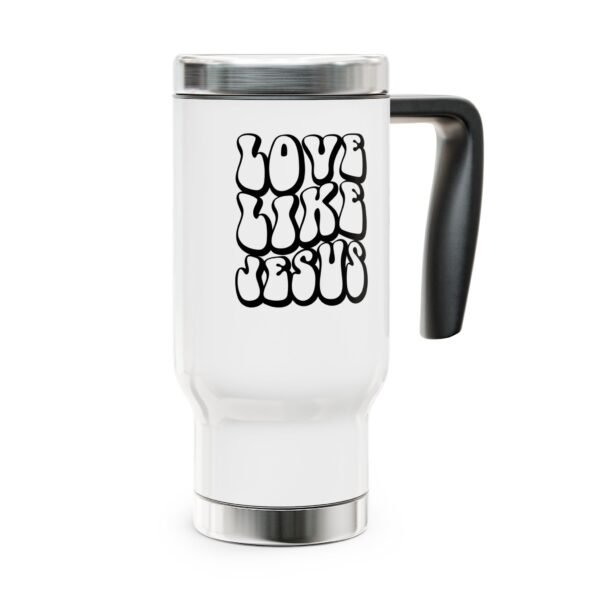 Inspirational Stainless Steel Travel Mug - Love Like Jesus - 14oz