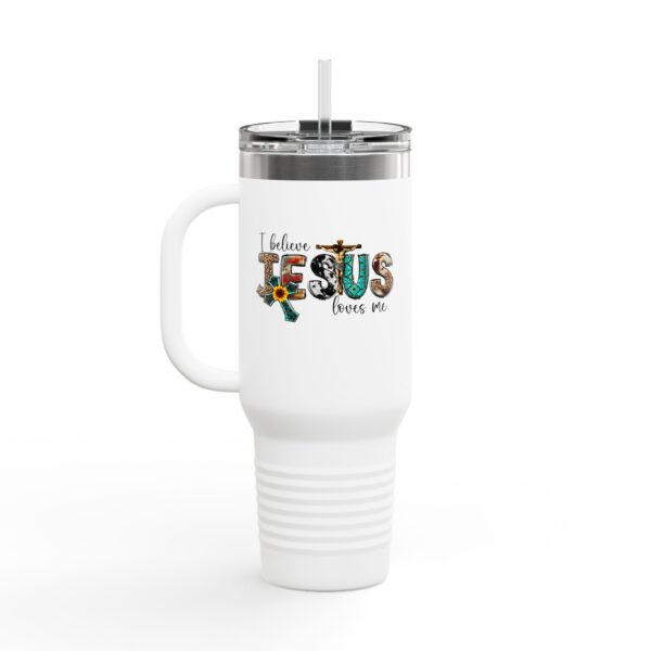 Faithful Travel Mug, Insulated Coffee Cup, Bible Verse Mug, Christian Gifts, Inspirational Drinkware, Religious Travel Tumbler - Image 9