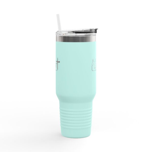 Inspirational Insulated Travel Mug - 40oz "Be the Light" - Perfect for Coffee Lovers - Image 2