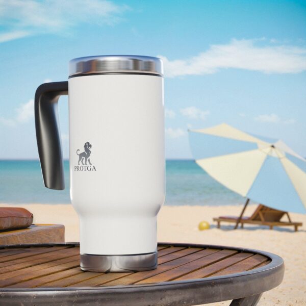 PROTGA Stainless Steel Travel Mug with Handle - 14oz Coffee Cup for On-the-Go - Image 6