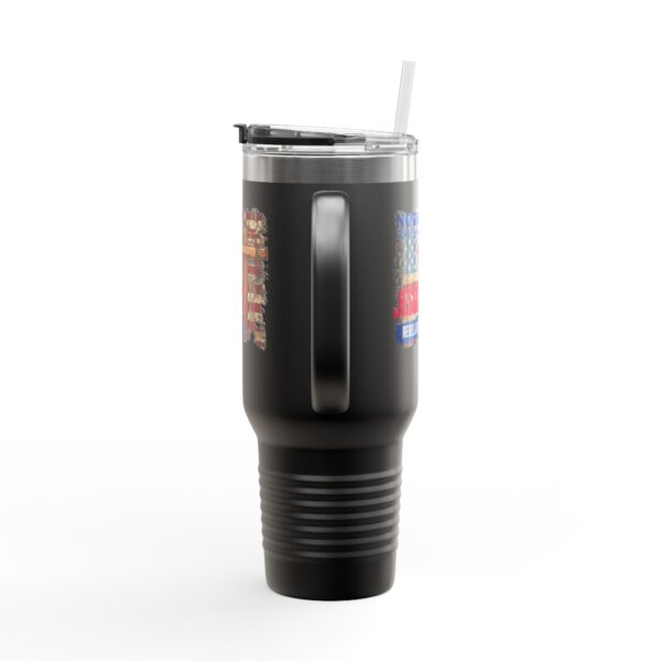Faith-Inspired Insulated Travel Mug - 40oz with Jesus Is Revelation 14 Design - Image 3