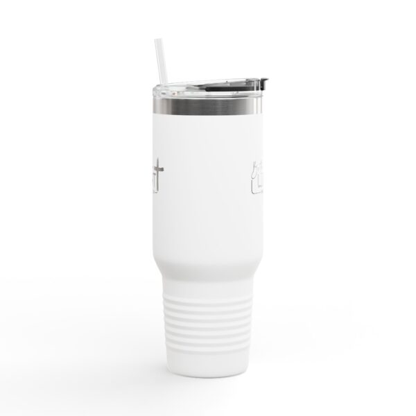 Inspirational Insulated Travel Mug - 40oz "Be the Light" - Perfect for Coffee Lovers - Image 6
