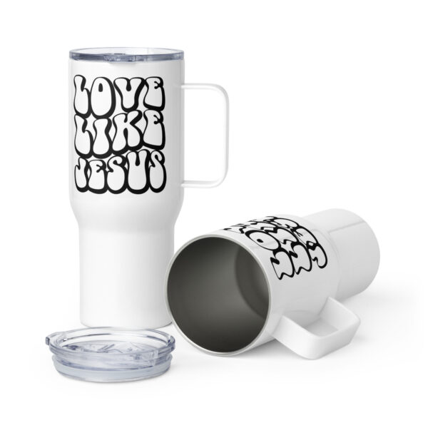 Travel mug with a handle, Christian travel mug, Love like Jesus - Image 7