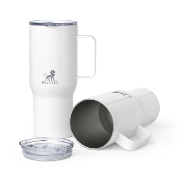 Travel mug with a handle, gift for her, gift for him, travel coffee cup - Image 3