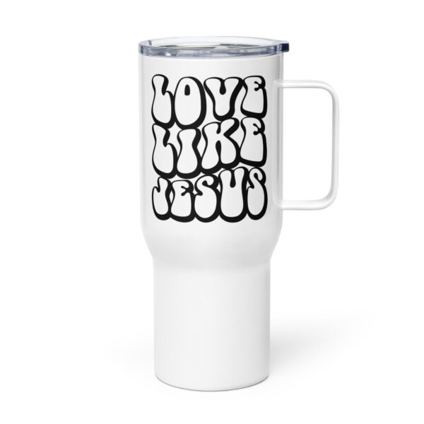 Travel mug with a handle, Christian travel mug, Love like Jesus - Image 4