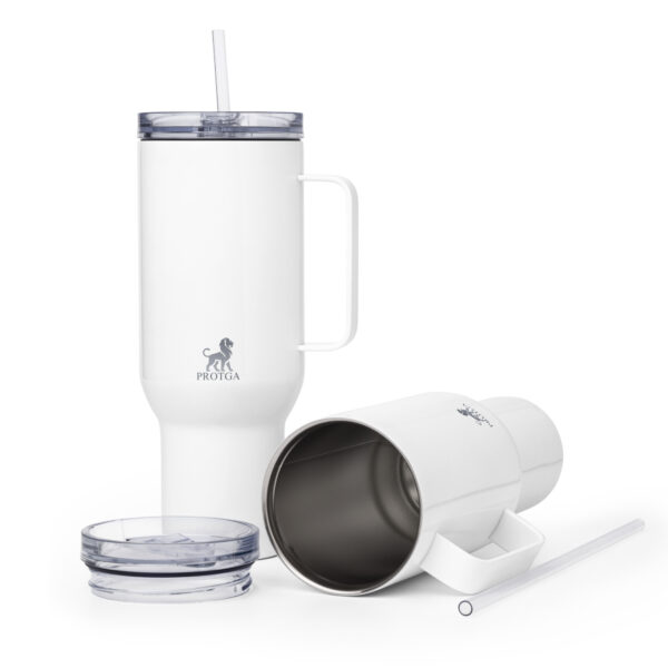 Travel mug with a handle, gift for her, gift for him, travel coffee cup - Image 5