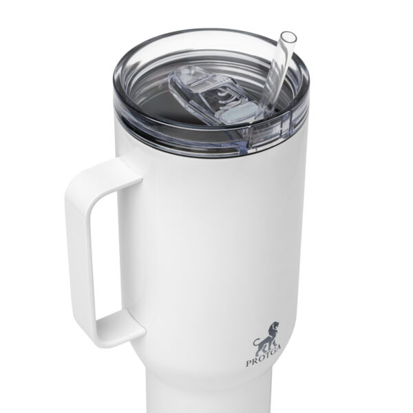 Travel mug with a handle, gift for her, gift for him, travel coffee cup - Image 6